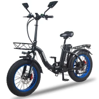 Электровелосипед Minako F11 синий